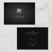 Carte De Visite Graphite de Nouveau grand (Devant / Derrière)