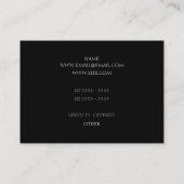 Carte De Visite Graphite de Nouveau grand (Dos)