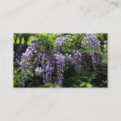 Carte De Visite Grappes de glycine (Dos)