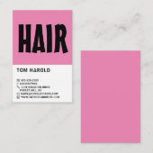 Carte De Visite Gras, cheveux et cosmétiques modernes (Devant / Derrière)