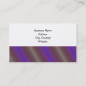 Carte De Visite Gras de diagonale violet et gris (Dos)
