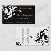 Carte De Visite Gras Flower Summer Spring Daylial Floral (Devant / Derrière)