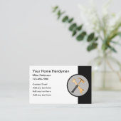 Carte de visite gras Handyman Classé (Debout devant)