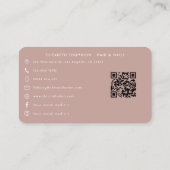 Carte De Visite Gras Melanin Beauté Africain Américain Artiste Nai (Dos)