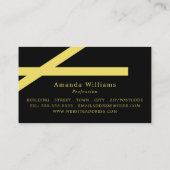 Carte De Visite Gras, minimaliste (Dos)