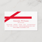 Carte De Visite Gras, minimaliste (Dos)