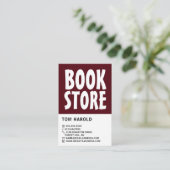 Carte De Visite Gras moderne, Boutique (Debout devant)