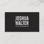 Carte De Visite Gras simple (Devant)