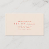 Carte De Visite Gras Super Salon de maquillage Nails tendance  (Dos)