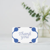Carte De Visite Gratitude Thank You Card - 3.54 x 2.165 (Debout devant)