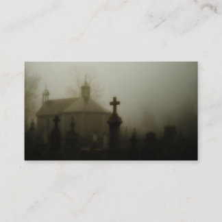 Carte De Visite Graveyard gothique