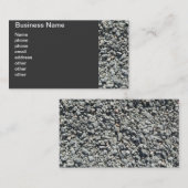 Carte De Visite Gravier de granit (Devant / Derrière)