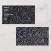Carte De Visite Gravier unique (Devant / Derrière)