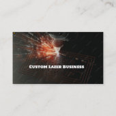 Carte De Visite Gravure découpée laser personnalisée (Dos)