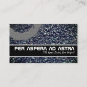 Carte De Visite Gravure et ciment Une autre Terre (Dos)