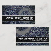 Carte De Visite Gravure et ciment Une autre Terre (Devant / Derrière)