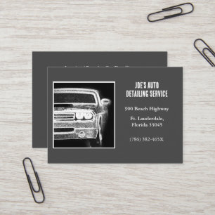 Carte De Visite Gray Automotive 2013 American Muscle Car