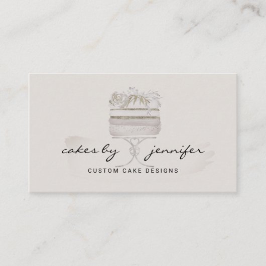 Carte De Visite Gray cakes service d'abonnement commerce de détail (Devant)