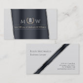 Carte De Visite Gray/Charcoal Corporate (Devant / Derrière)