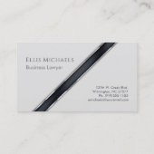 Carte De Visite Gray/Charcoal Corporate (Dos)