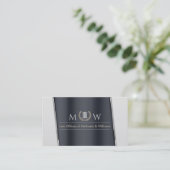 Carte De Visite Gray/Charcoal Corporate (Debout devant)