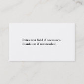 Carte De Visite Gray Runner Fitness Modèle d'affaires (Dos)