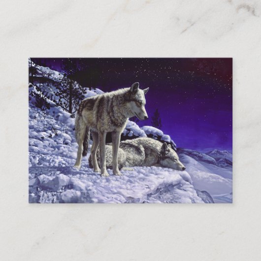 Carte De Visite Gray Wolves (Devant)