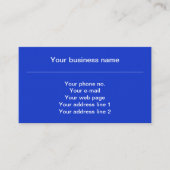 Carte De Visite Grec Meander Carré Motif (Devant)