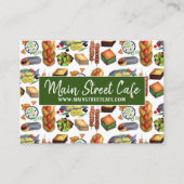 Carte De Visite Grèce Méditerranéenne Restauration grecque (Devant)