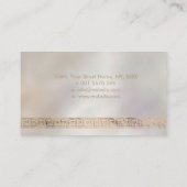 Carte De Visite Grecque de clé - Coquille d'aluminium sur perle (Dos)