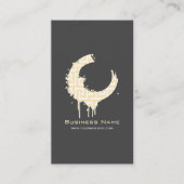 Carte De Visite Greek Pattern Paint Swirl Design – Custom Editable (Devant)