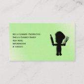 Carte de visite Green Baker (Dos)