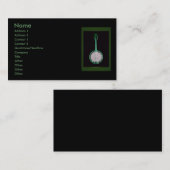 Carte de visite Green Banjo (Devant / Derrière)