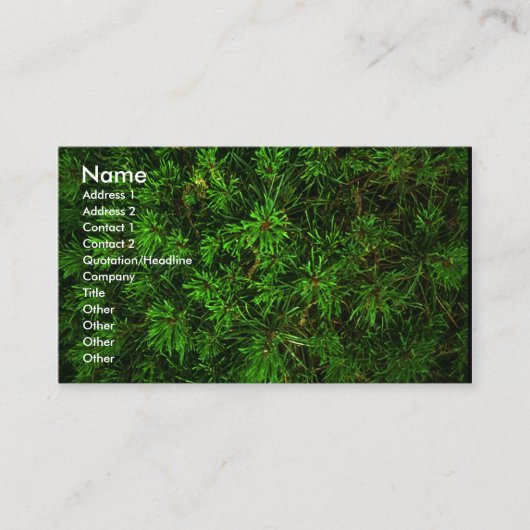 Carte De Visite green_card (Devant)