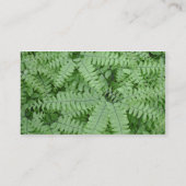 Carte de visite Green Fern (Dos)