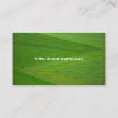 Carte De Visite Green Filed Blue Sky White Cloud Nature Farm (Dos)