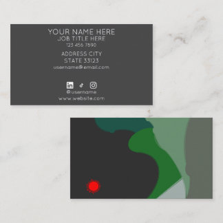 Carte de visite Green Hills