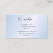 Carte De Visite Green Hummingbird Pink Cherry (Dos)