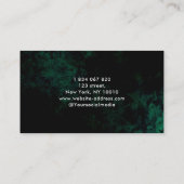 Carte De Visite Green Neon Lawncare & Landscaping (Dos)