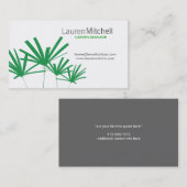 CARTE DE VISITE GREEN PALMS (Devant / Derrière)