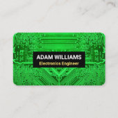 Carte De Visite Green PCB Circuit Board (ingénieur électronique) (Devant)