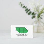 Carte De Visite Green Skip, Skip/Dumster Company (Debout devant)