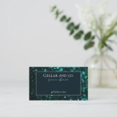 Carte de visite Green Sparkles (Debout devant)