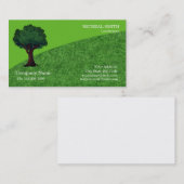 Carte De Visite Green Tree Garden - Entretien de pelouse et aménag (Devant / Derrière)