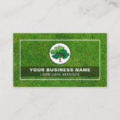 Carte De Visite Green Tree Logo Jardinage Landscaping Garage de pe (Devant)