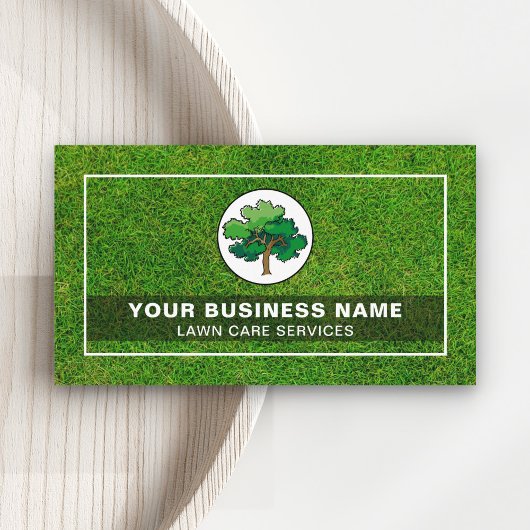 Carte De Visite Green Tree Logo Jardinage Landscaping Garage de pe