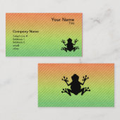 Carte De Visite Grenouille (Devant / Derrière)