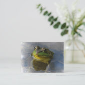 Carte De Visite Grenouille avec Attitude ATC (Debout devant)