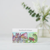 Carte De Visite Grenouille de lecture (Debout devant)