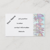 Carte De Visite Grenouille de lecture (Dos)